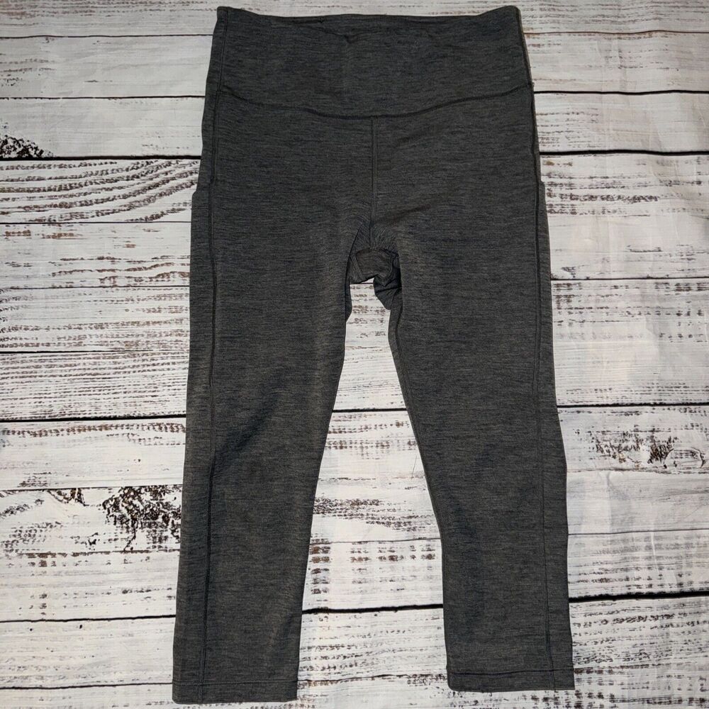 Athleta Ultimate Stash Capri Crop Tight Heather Gray Size M